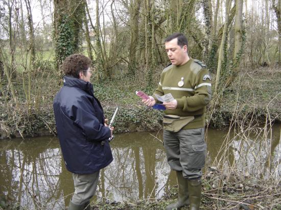 2010 Contrôle d'une Femme à la Pêche à la Truite