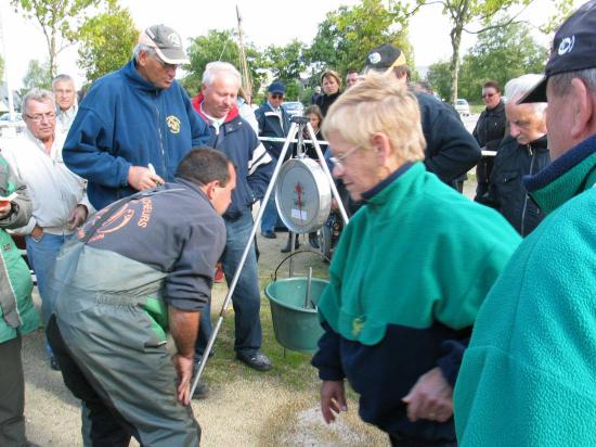 Pesage en fin de Concours