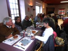 Repas de fin de cours de pêche